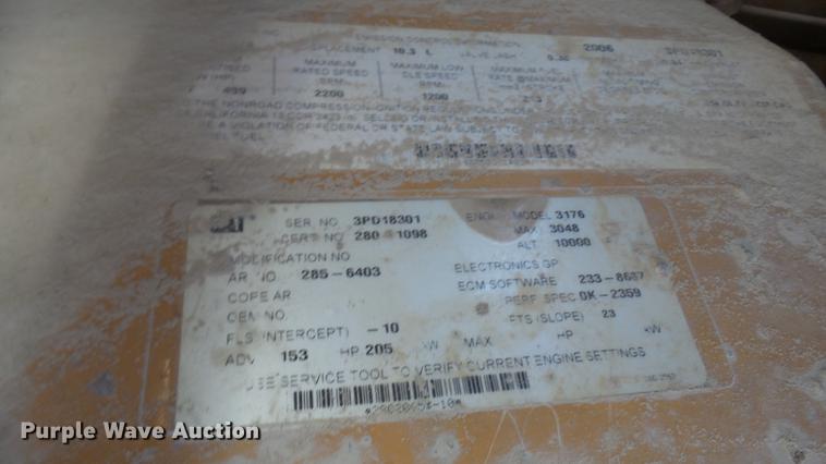 image for item DP9575 2006 Caterpillar 140H motor grader