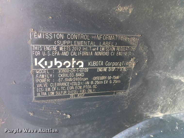 image for item DV9553 2013 Kubota SVL90-2 skid steer