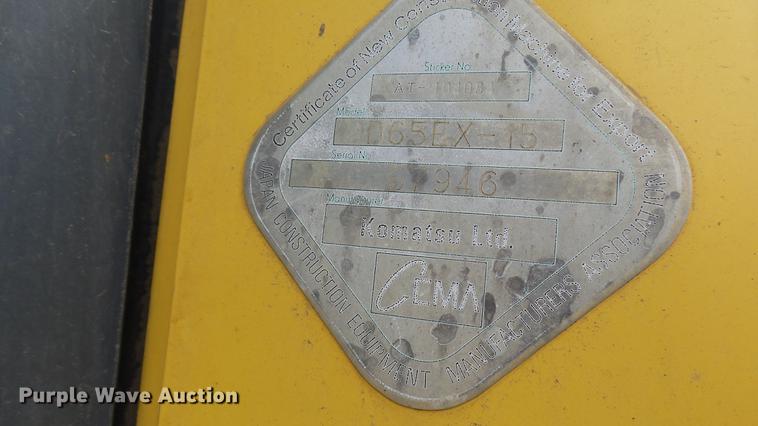 image for item DX9353 2006 Komatsu D65EX-15R dozer