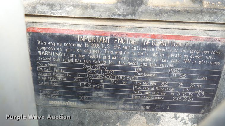 image for item DX9353 2006 Komatsu D65EX-15R dozer