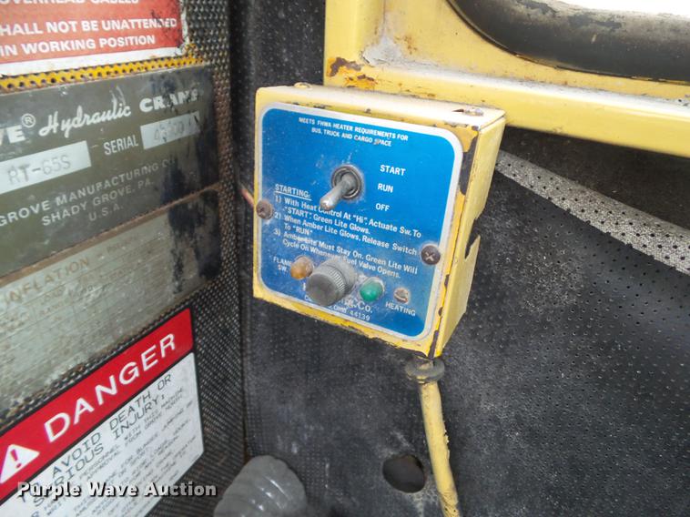 image for item DZ9250 1979 Grove RT65S crane