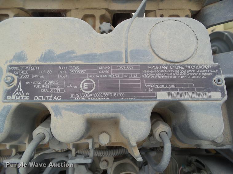 image for item DZ9256 2007 Hamm 3205P single drum vibratory roller