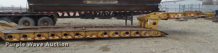 image for item DZ9257 2001 Load King HDD 503/4 lowboy equipment trailer
