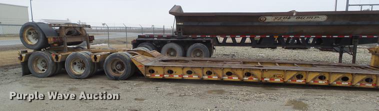 image for item DZ9257 2001 Load King HDD 503/4 lowboy equipment trailer
