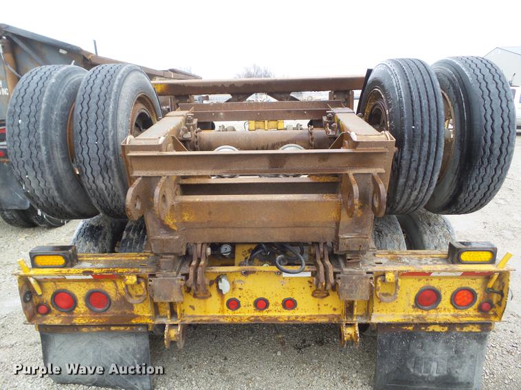 image for item DZ9257 2001 Load King HDD 503/4 lowboy equipment trailer