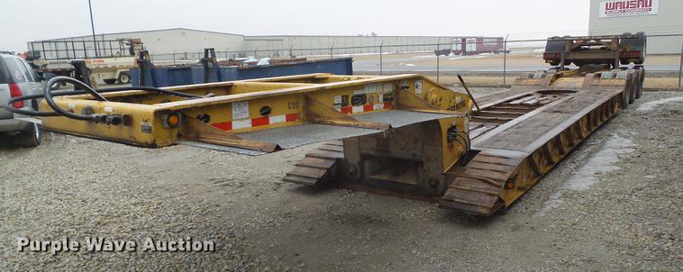 image for item DZ9257 2001 Load King HDD 503/4 lowboy equipment trailer