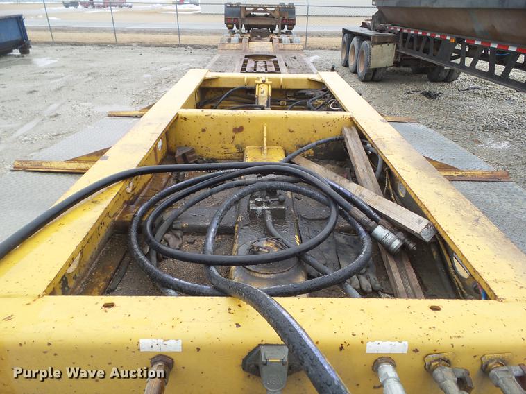 image for item DZ9257 2001 Load King HDD 503/4 lowboy equipment trailer