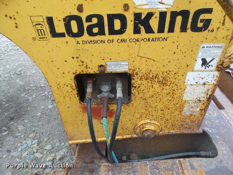 image for item DZ9257 2001 Load King HDD 503/4 lowboy equipment trailer