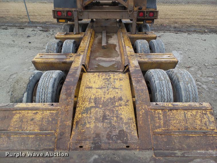 image for item DZ9257 2001 Load King HDD 503/4 lowboy equipment trailer