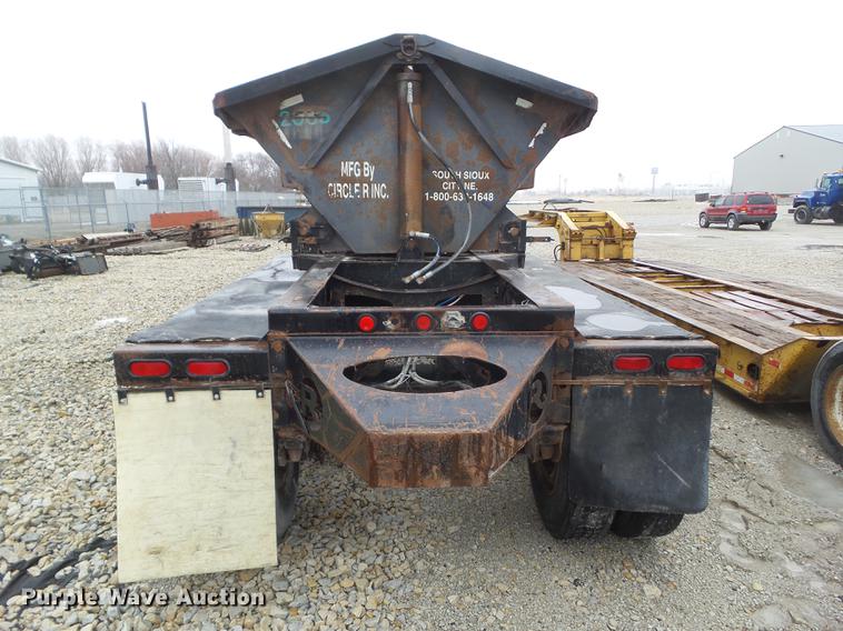 image for item DZ9258 1998 Circle R SS443 side dump trailer