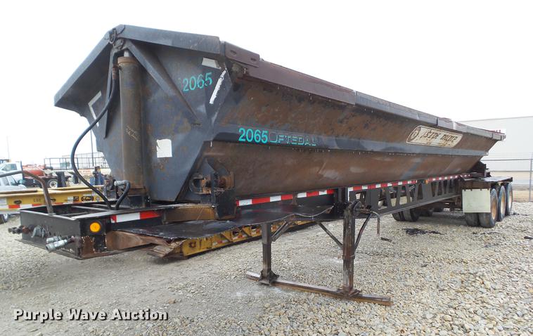 image for item DZ9258 1998 Circle R SS443 side dump trailer