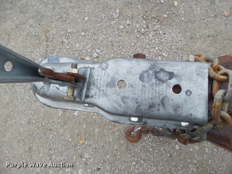 image for item DZ9261 Shop built utility trailer with concrete form stakes