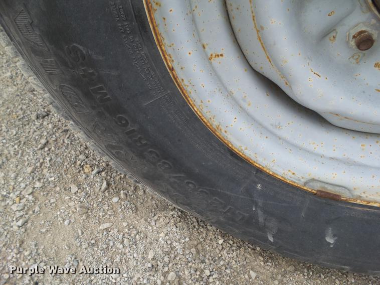 image for item DZ9261 Shop built utility trailer with concrete form stakes