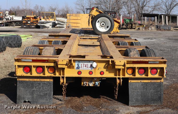 image for item EJ9794 1997 Load King low boy equipment trailer