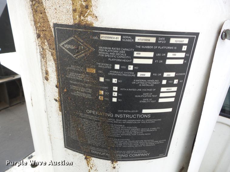 image for item K6289 2008 Freightliner M2 bucket truck