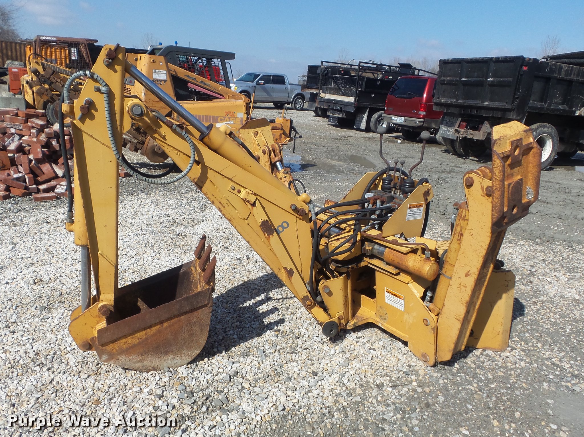 Case D100 skid steer backhoe in Saint Charles, MO Item DM9986 sold