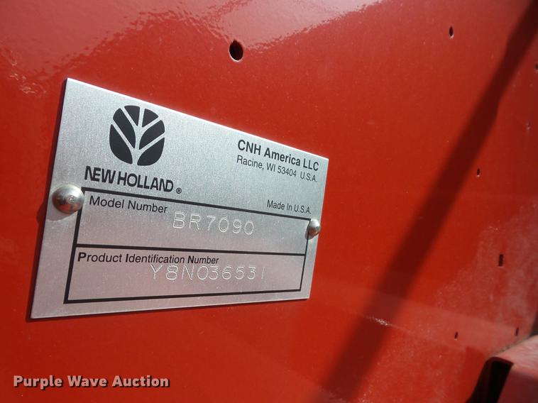 image for item AY9589 2008 New Holland BR7090 round baler