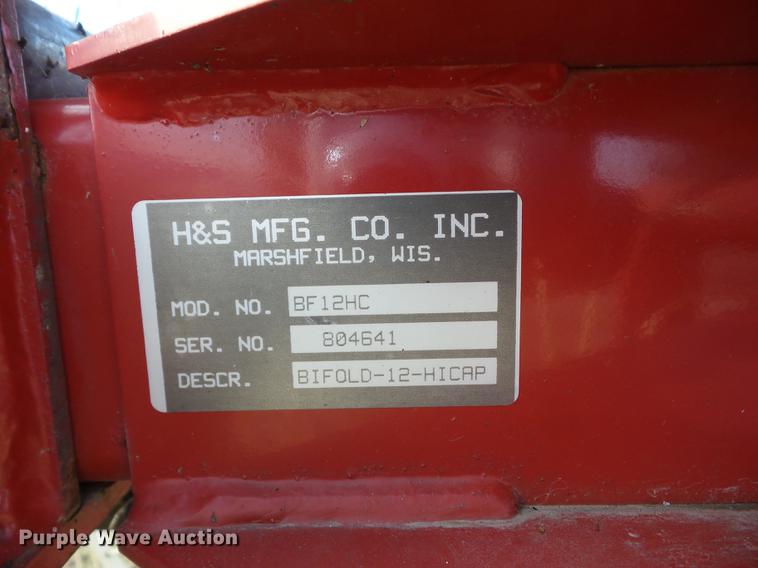 image for item AY9592 H&S BF12HC high capacity hay rake