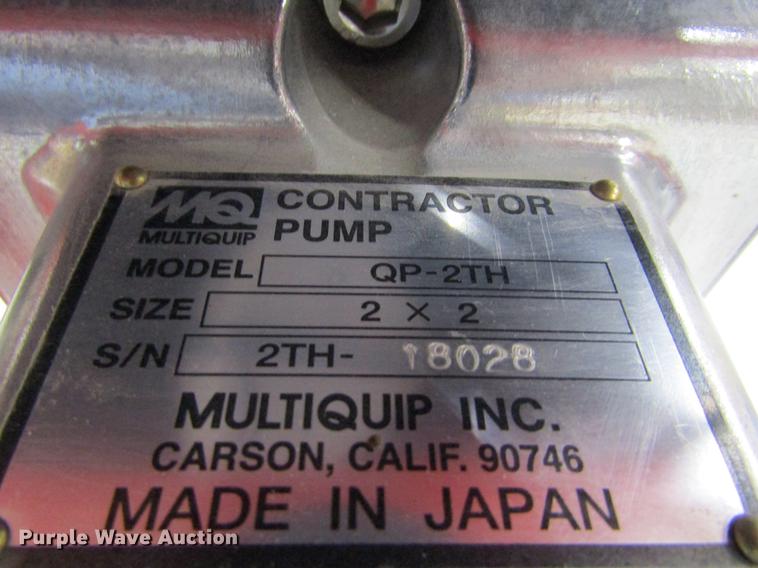 image for item BU9673 Multi Quip QP-2TH transfer pump with cage