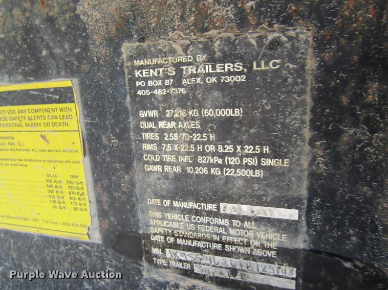 image for item DB5965 2001 Kent's Pit Stop nurse tank tender trailer
