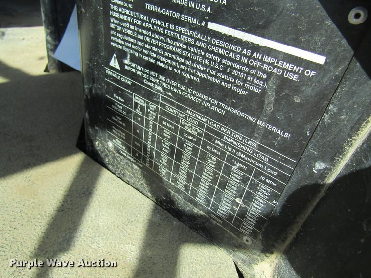 image for item DB5966 2005 Ag-Chem TerraGator 6103 self-propelled sprayer