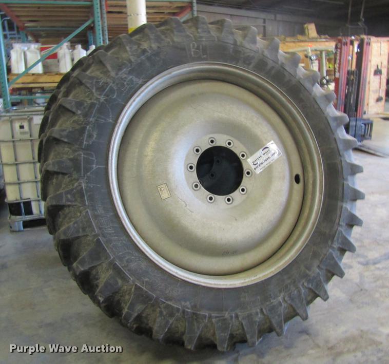 image for item DB5972 (4) Michelin 380/90R46 tires and wheels