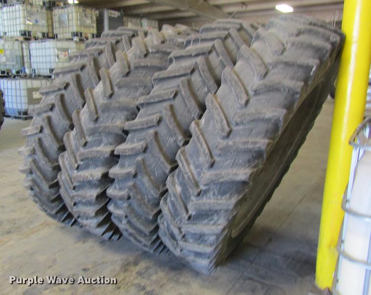 image for item DB5972 (4) Michelin 380/90R46 tires and wheels