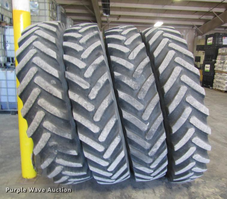 image for item DB5973 (4) Michelin 380/90R46 tires and wheels