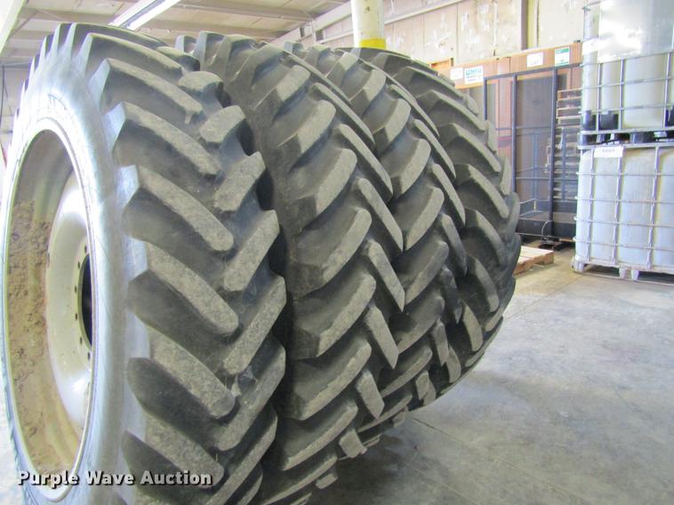 image for item DB5973 (4) Michelin 380/90R46 tires and wheels