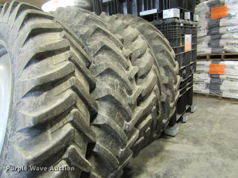 image for item DB5975 (4) Michelin 380/90R46 tires and wheels