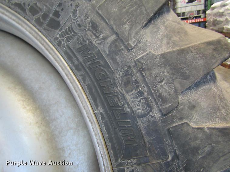 image for item DB5975 (4) Michelin 380/90R46 tires and wheels