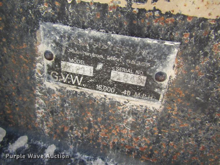 image for item DB5986 1997 Ag Systems AG211 nurse tank trailer