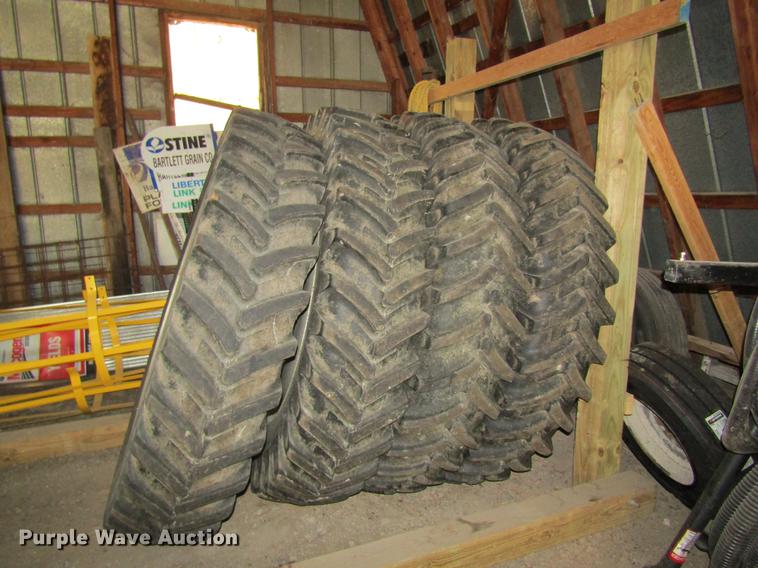 image for item DB5990 (4) Michelin 380/90R46 tires and wheels