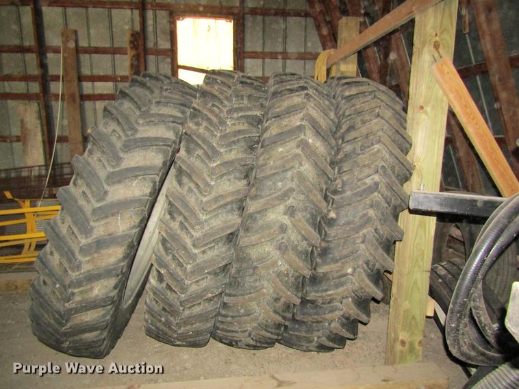 image for item DB5990 (4) Michelin 380/90R46 tires and wheels