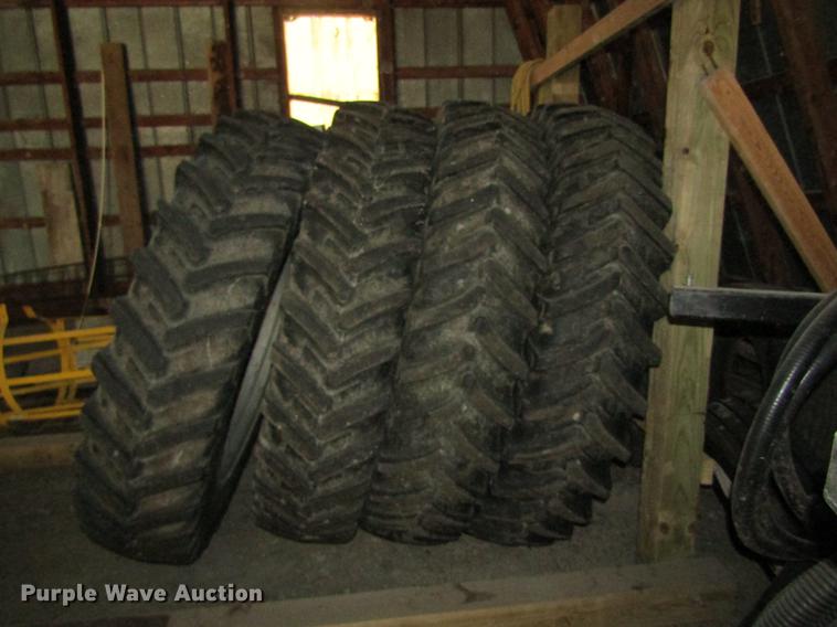 image for item DB5990 (4) Michelin 380/90R46 tires and wheels