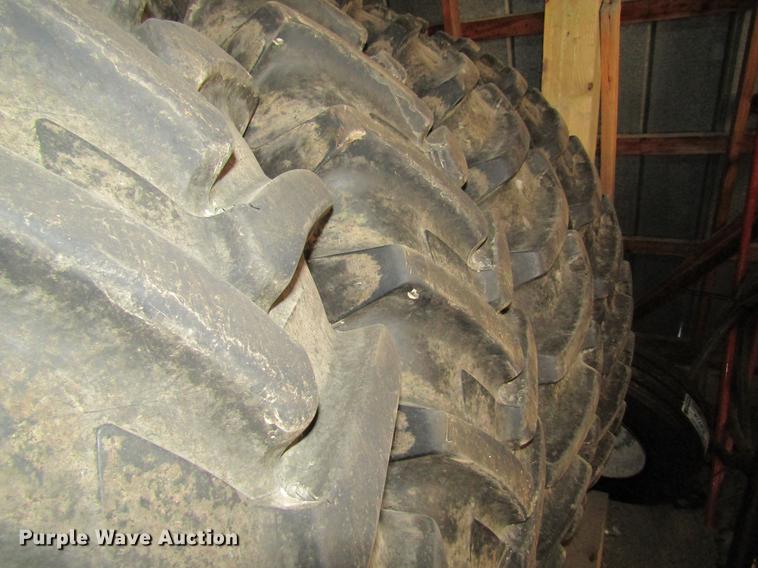 image for item DB5990 (4) Michelin 380/90R46 tires and wheels