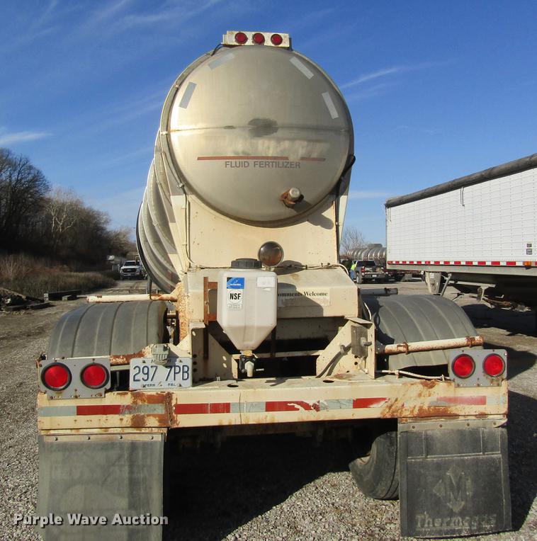 image for item DB5991 1980 Fruehauf TKP-F2-W tank trailer