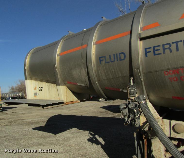 image for item DB5991 1980 Fruehauf TKP-F2-W tank trailer