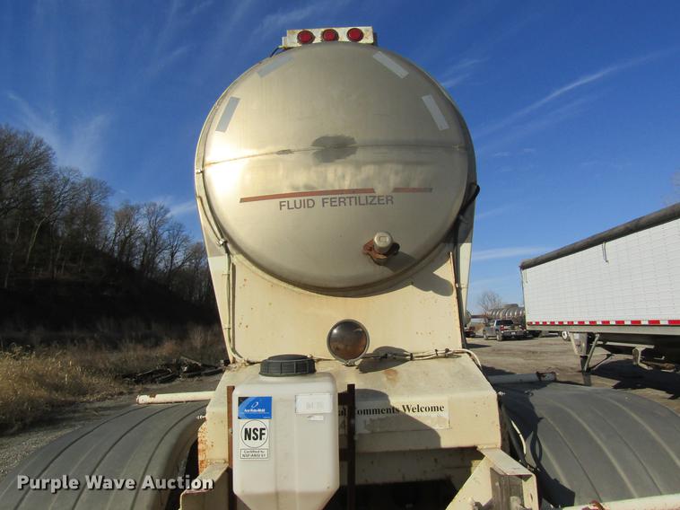 image for item DB5991 1980 Fruehauf TKP-F2-W tank trailer