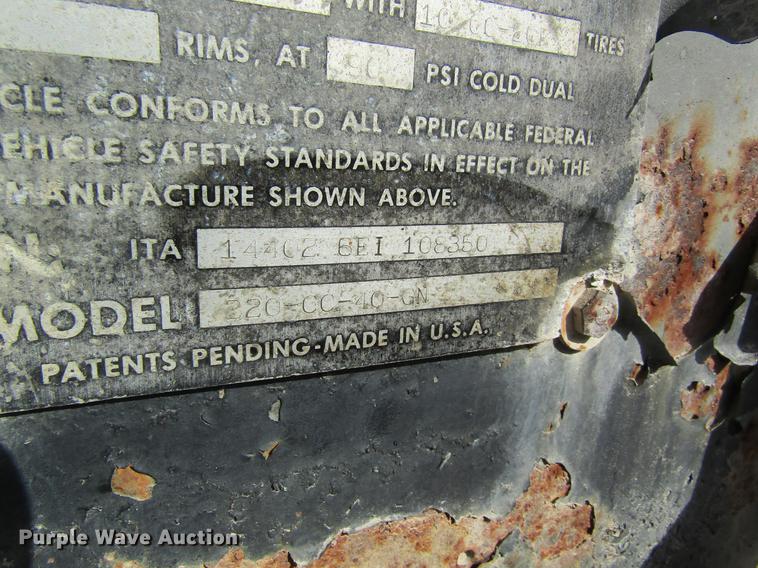 image for item DB5992 1984 Theurer nurse tank tender trailer