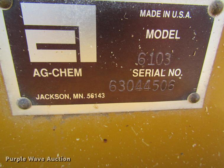 image for item DB5997 2006 Ag-Chem TerraGator 6103 self-propelled sprayer