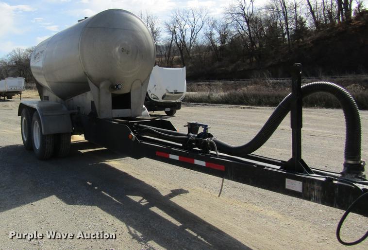 image for item DB5999 1980 shop built nurse tank trailer