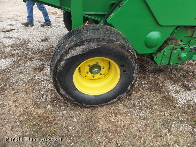 image for item DB7264 2012 John Deere 468 Mega Wide Plus round baler