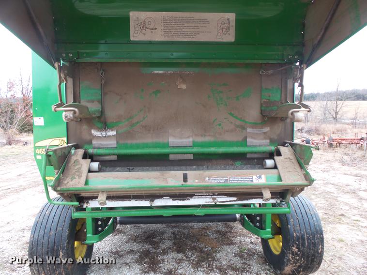 image for item DB7264 2012 John Deere 468 Mega Wide Plus round baler