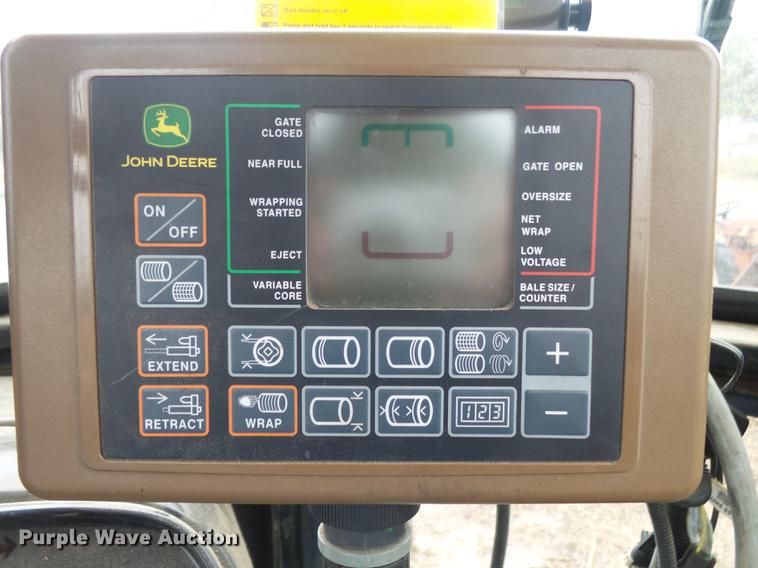 image for item DB7264 2012 John Deere 468 Mega Wide Plus round baler