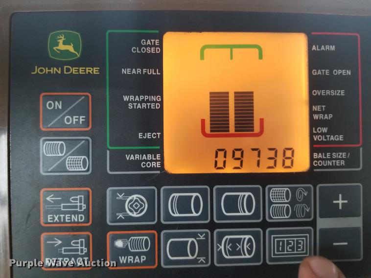 image for item DB7264 2012 John Deere 468 Mega Wide Plus round baler