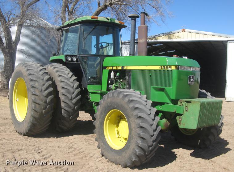 image for item DC2338 1990 John Deere 4955 MFWD tractor