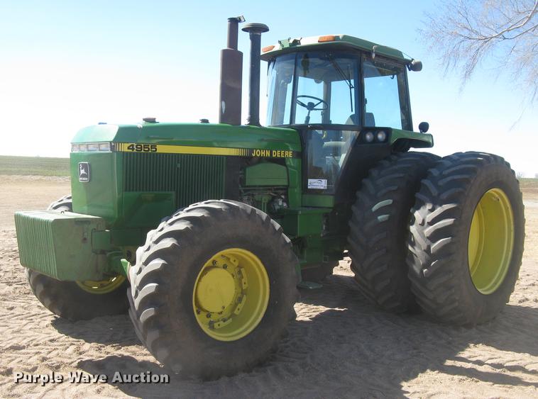 image for item DC2338 1990 John Deere 4955 MFWD tractor