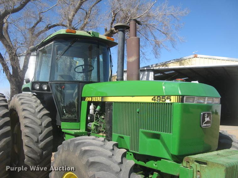 image for item DC2338 1990 John Deere 4955 MFWD tractor