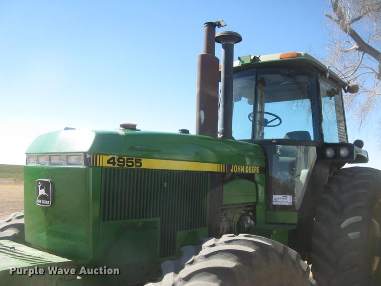 image for item DC2338 1990 John Deere 4955 MFWD tractor
